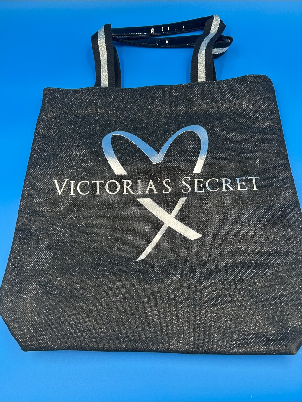 Victoria's Secret Fashion Show Glam Glitter Tote Bag. Pristine like new